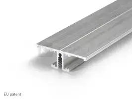 LED juostos profilis BACK10 A/UX, neanoduotas aliuminis, 2m