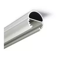 LED juostos profilis OVAL20 BC, anoduotas aliuminis, 2m