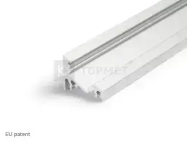 LED juostos profilis CORNER10 BC/UX, neanoduotas aliuminis, 2m
