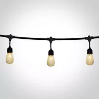 1W LED girlianda, 12xLEDs, IP67, 8,5m, su saulės baterija, 0996/B