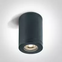 Paviršinis šviestuvas, GU10, juodas, IP65, 67142A/B