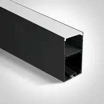 LED paviršinis profilis, juodas, 2m, 7910/B