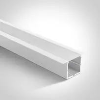 LED įleidžiamas profilis, baltas, 2m, 7910R/W