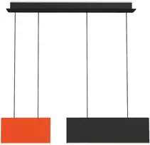 23,5W LED pakabinamas šviestuvas CHROMA, juodos/oranžinės sp., 3000K, 4274300