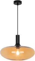 Pakabinamas šviestuvas CONVEX, E27, gintaro/juodos sp., 4278101
