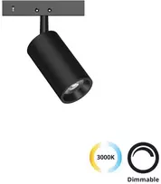 3W LED šviestuvas į magnetinius bėgelius MICRO MAGNETIC, juodas, 3000K, dimeriuojamas, 4315500