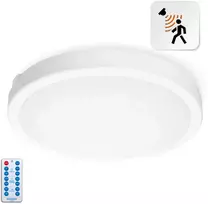 36W LED paviršinis šviestuvas NAIROS PREMIUM G2, baltas, 3000K/4000K/6500K, su judesio davikliu