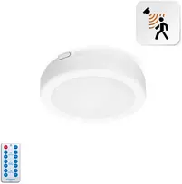12W LED paviršinis šviestuvas NAIROS PREMIUM G2, baltas, 3000K/4000K/6500K, su judesio davikliu