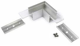 LED juostos profilio LINEA-IN20 kampinė jungtis, anoduota