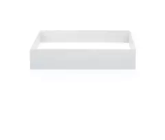 20W LED sieninis šviestuvas REC MINI, baltas, 3000K