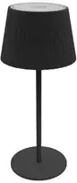 2,5W LED įkraunamas stalo šviestuvas, juodas, 2700-6000K, su saulės baterija, IP54, dimeriuojamas