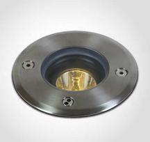 3W LED įleidžiamas į žemę lauko šviestuvas, plieno sp., 3000K, IP67, reguliuojamas šviesos kampas, 69072/W