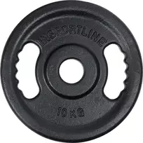 Ketaus olimpinis svorio diskas inSPORTline Castblack OL, 10 kg