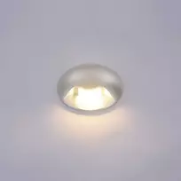 Sieninis šviestuvas 3W LED sieninis fasado šviestuvas BASILIO, sidabro sp., 3000K, IP65
