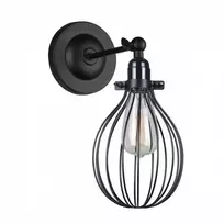 Netlighting Sieninis šviestuvas LESTO, 1xE27, juodas