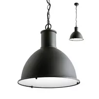 Pakabinamas šviestuvas Pakabinamas lauko šviestuvas WORK, E27, juodas, IP44, 9527
