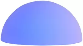 3W LED pastatomas lauko šviestuvas BLOB, baltas, RGB, IP65, tiekiamas su nuotolinio valdymo pulteliu, 90170