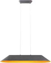 23,5W LED pakabinamas šviestuvas AKIRA, tamsiai pilkos/oranžinės sp., 2700K, 01-4107