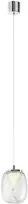 6W LED pakabinamas šviestuvas DROP, chromo sp./skaidrus, 3000K, 01-3925