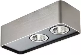 Lubinis šviestuvas 10W LED paviršinis šviestuvas YUKI, nikelio sp., 2700K, dimeriuojamas, 01-4232
