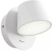 6W LED sieninis šviestuvas SHAKER, baltas, 3000K, 01-1738