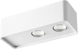 10W LED sieninis šviestuvas YUKI, matinės baltos sp., 2700K, dimeriuojamas, 01-4234