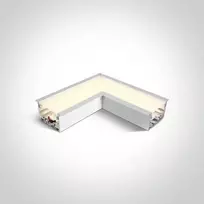 6-14W LED įleidžiamas linijinio šviestuvo sujungimas, baltas, 3000/4000/5000K, 38152RC/W/V