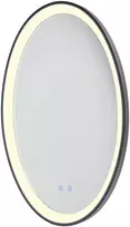 Sieninis šviestuvas 36W LED šviestuvas - veidrodis VANITY, juodas, 3000/4000/6000K, dimeriuojamas, IP44, 01-3823