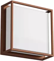 20W LED paviršinis lauko šviestuvas QUADRIS, rūdžių sp., 3000K, IP54, 90566