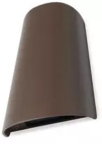 Sieninis šviestuvas 11W LED sieninis lauko šviestuvas TWILL, tamsiai rudas, 3000K, IP65, šviesos kampas - 30° į viršų / 110° į apačią, 9536