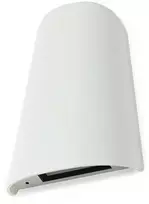 Sieninis šviestuvas 11W LED sieninis lauko šviestuvas TWILL, baltas, 4000K, IP65, šviesos kampas - 30° į viršų / 110° į apačią, 9540
