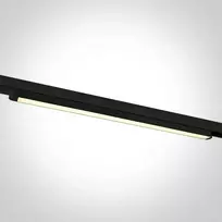 25W LED šviestuvas į 3 fazių bėgelius, juodas, 3000/4000/5000K, 65025T/B/V