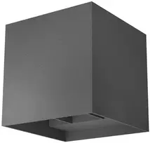 Sieninis šviestuvas 2 x 10W LED sieninis lauko šviestuvas VARY, tamsiai pilkas, 4000K, IP54, 90297