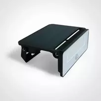 Sieninis šviestuvas 12W LED sieninis lauko šviestuvas su saulės baterija ir judesio davikliu, juodas, 4000K, IP54, 4 šviesos režimai, 65748/B/C