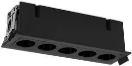 12W LED įleidžiamas šviestuvas INVISIBLE, juodas, 3000K, dimeriuojamas, E3980000NDP