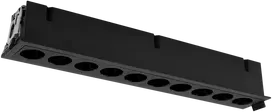 24W LED įleidžiamas šviestuvas INVISIBLE, juodas, 3000K, E3980100N