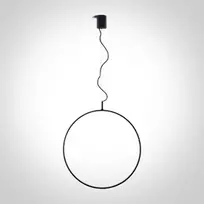 30W LED pakabinamas šviestuvas, juodas, 3000K, 60cm, dimeriuojamas, 63152B/B/W