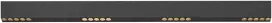 58W LED linijinis šviestuvas - modulis INVISIBLE, juodas, 3000K, šviestuvus galima jungti tarpusavyje, C3980000N