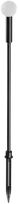 1,5W LED įsmeigiamas šviestuvas TWIGGY, juodas, 3000K, IP65, 347905