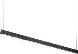 Pakabinamas šviestuvas 35W LED pakabinamas linijinis šviestuvas STEEL, juodas, 3000K, šviečia į viršų ir į apačią, 348384