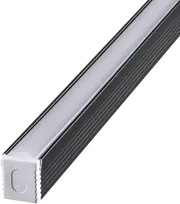 LED paviršinis profilis SLOT, juodas, 2m, 346236
