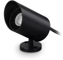 7W LED pastatomas lauko šviestuvas - prožektorius KOALA, juodas, 3000K, IP65, 349596