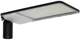 200W LED gatvės šviestuvas URBAN AREA, juodas, 6500K, 155°x80°