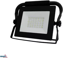 30W LED nešiojamas prožektorius KASTEL, juodas, 6000K, IP65