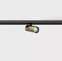 5W LED šviestuvas TUB S A į magnetinę sistemą MINI_LINE 42, žalvario sp., 3000K, TRIAC