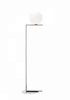 Toršeras IC LIGHTS F2, E27, chromo sp. korpusu/baltas gaubtas, dimeriuojamas, 185cm