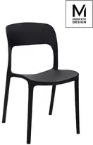 Lauko baldų komplektas Lauko kėdė ZING, juoda, plastikinė