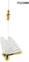 5W LED pakabinamas šviestuvas BUTTERFLY M, aukso sp., 3000K