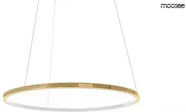 20W LED pakabinamas šviestuvas RING SLIM 40, aukso sp., 3000K, su nuotolinio valdymo pulteliu, dimeriuojamas