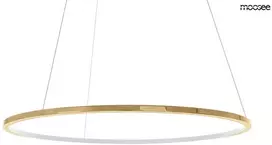 37W LED pakabinamas šviestuvas RING SLIM 120, aukso sp., 3000K, su nuotolinio valdymo pulteliu, dimeriuojamas